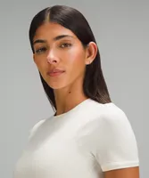 Wundermost Ultra-Soft Nulu Crewneck Cropped T-Shirt | Women's Short Sleeve Shirts & Tee's