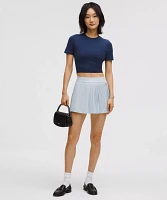 Wundermost Ultra-Soft Nulu Crewneck Cropped T-Shirt | Women's Short Sleeve Shirts & Tee's
