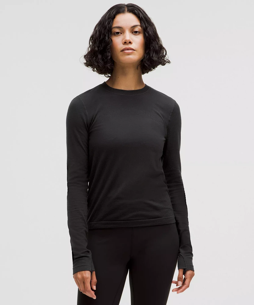 Swiftly Wool Long-Sleeve Shirt *Waist Length | Women's Short Sleeve Shirts & Tee's