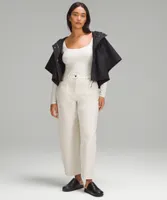 Wundermost Ultra-Soft Nulu Square-Neck Long-Sleeve Bodysuit | Women's Long Sleeve Shirts