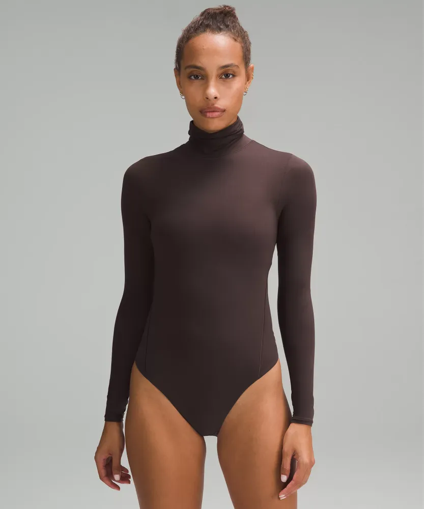 Wundermost Ultra-Soft Nulu Turtleneck Bodysuit | Women's Long Sleeve Shirts