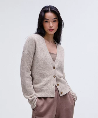 Women's Alpaca Wool-Blend Cardigan Sweater | Sweaters