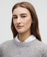 Alpaca Wool-Blend Cropped Sweater | Women's Sweaters