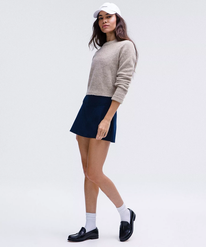 Alpaca Wool-Blend Cropped Sweater | Women's Sweaters