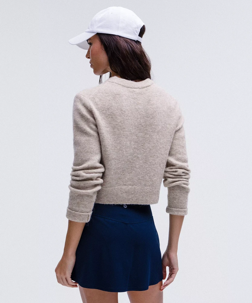 Alpaca Wool-Blend Cropped Sweater | Women's Sweaters