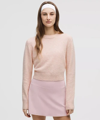 Alpaca Wool-Blend Cropped Sweater | Women's Sweaters