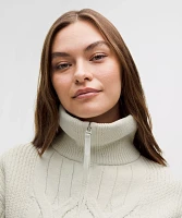 Cable-Knit Oversized Half Zip | Women's Hoodies & Sweatshirts