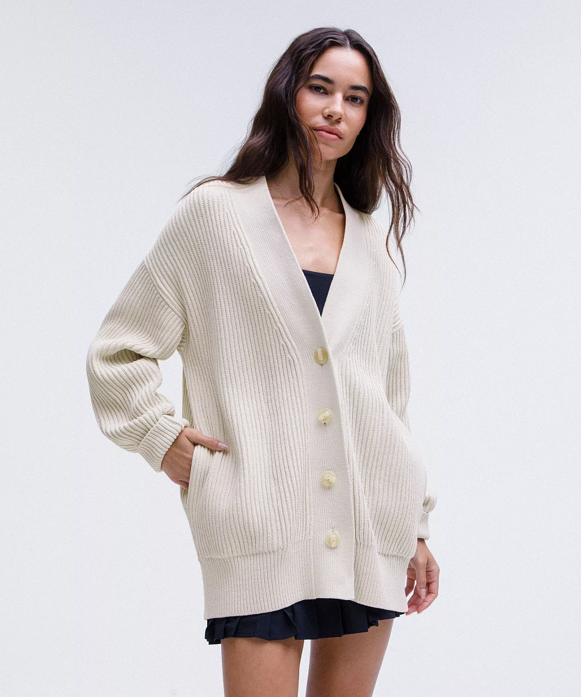 Knit Button-Front Cardigan | Women's Sweaters