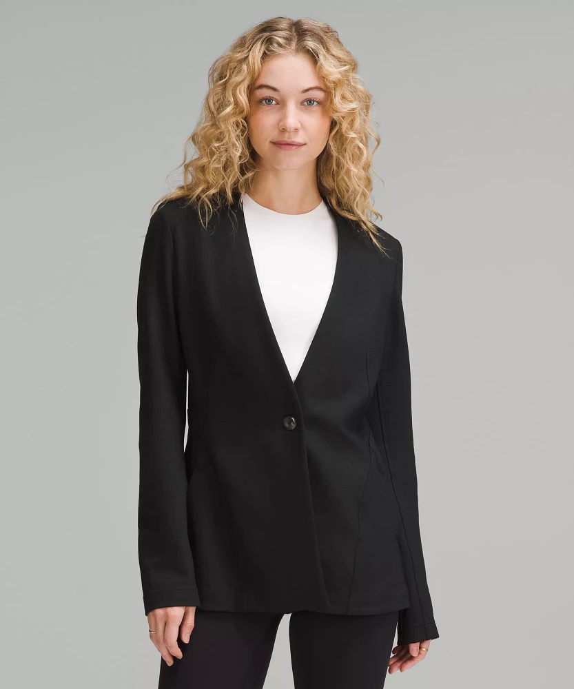 Stretch Knit Blazer | Women's Coats & Jackets