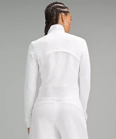 Textured Slim-Fit Track Jacket | Women's Coats & Jackets