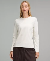 Organic Cotton Crewneck Long-Sleeve Shirt | Women's Long Sleeve Shirts