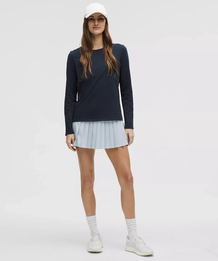 Organic Cotton Crewneck Long-Sleeve Shirt | Women's Long Sleeve Shirts