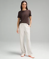 Organic Cotton Straight-Hem Crewneck T-Shirt | Women's Short Sleeve Shirts & Tee's