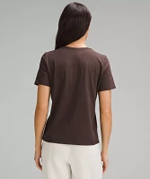 Organic Cotton Straight-Hem Crewneck T-Shirt | Women's Short Sleeve Shirts & Tee's