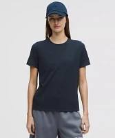 Organic Cotton Straight-Hem Crewneck T-Shirt | Women's Short Sleeve Shirts & Tee's