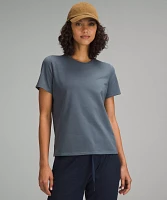 Organic Cotton Straight-Hem Crewneck T-Shirt | Women's Short Sleeve Shirts & Tee's