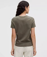 Organic Cotton Straight-Hem Crewneck T-Shirt | Women's Short Sleeve Shirts & Tee's