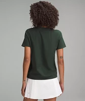 Organic Cotton Straight-Hem Crewneck T-Shirt | Women's Short Sleeve Shirts & Tee's