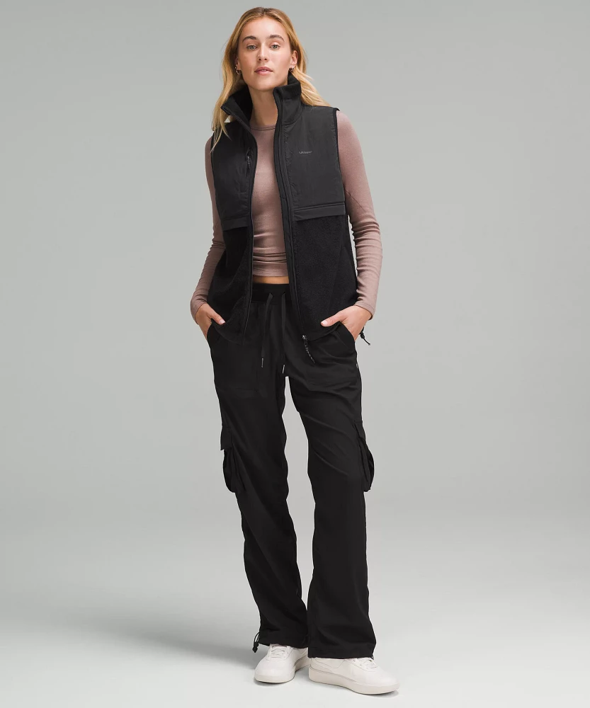 Cinch-Hem Fleece Vest | Women's Coats & Jackets