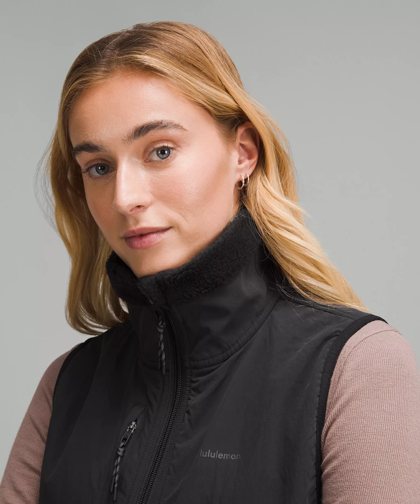 Cinch-Hem Fleece Vest | Women's Coats & Jackets