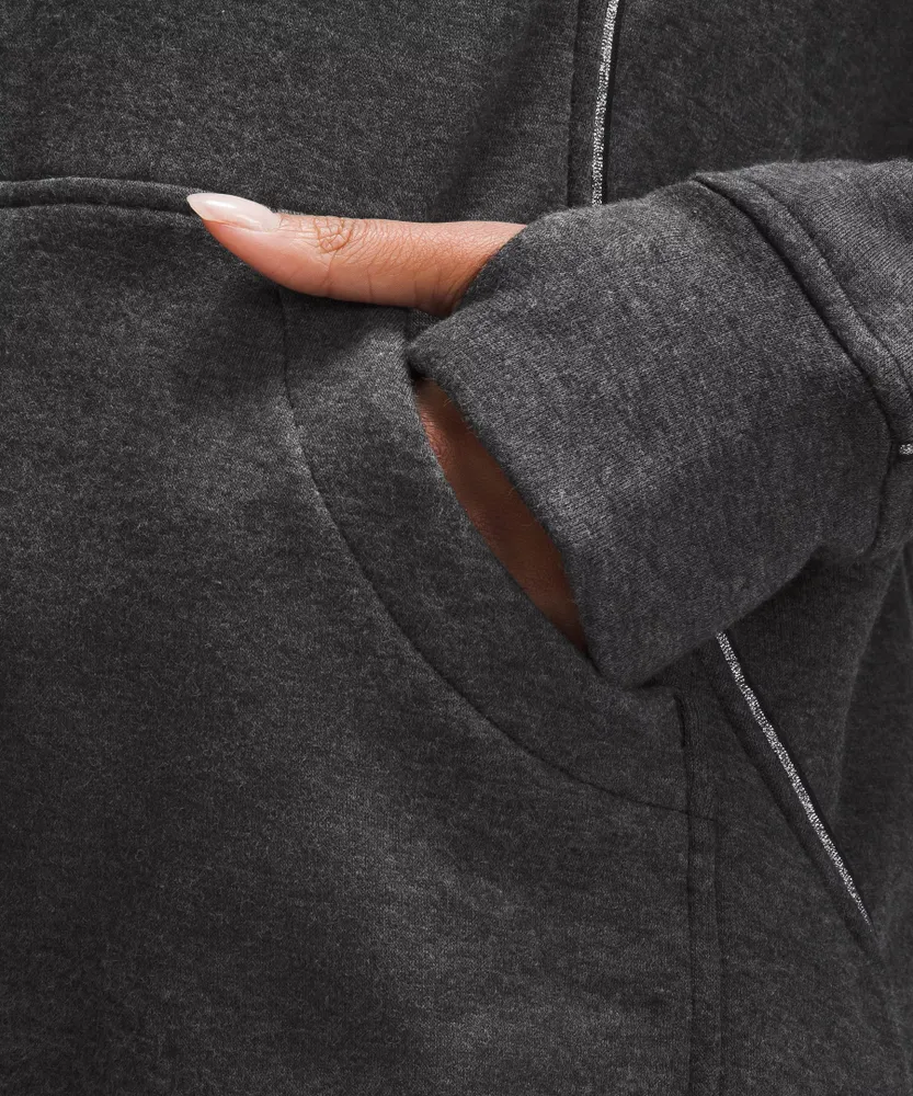 Scuba Oversized Funnel-Neck Full Zip Long *Plush | Women's Hoodies & Sweatshirts