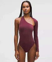 Wundermost Ultra-Soft Nulu Long-Sleeve Cut-Out Bodysuit | Women's Bodysuits