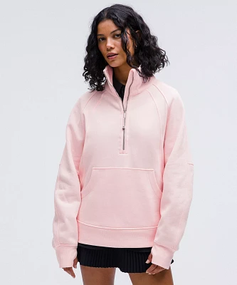 Scuba Oversized Funnel-Neck Half Zip *Long | Women's Hoodies & Sweatshirts