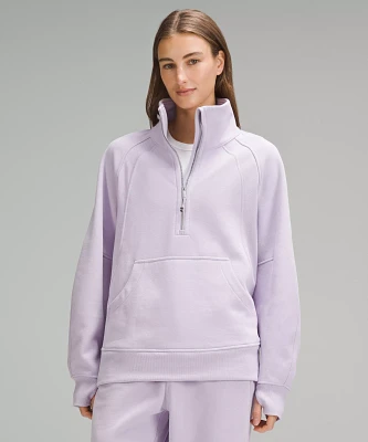 Scuba Oversized Funnel-Neck Half Zip *Long | Women's Hoodies & Sweatshirts