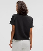 Relaxed-Fit Cotton Jersey T-Shirt | Women's Short Sleeve Shirts & Tee's