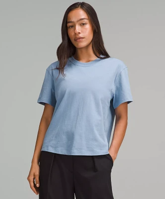 Relaxed-Fit Cotton Jersey T-Shirt | Women's Short Sleeve Shirts & Tee's