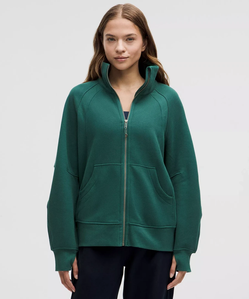 Scuba Oversized Funnel-Neck Full Zip | Women's Hoodies & Sweatshirts