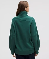 Scuba Oversized Funnel-Neck Full Zip | Women's Hoodies & Sweatshirts