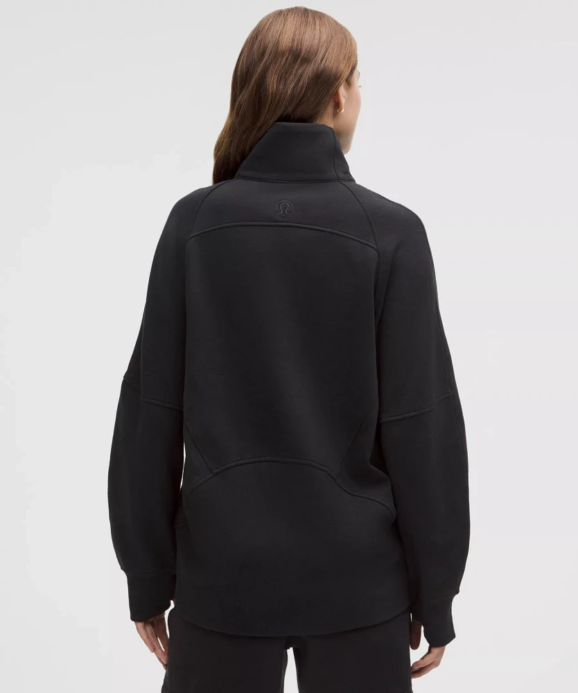 Scuba Oversized Funnel-Neck Full Zip | Women's Hoodies & Sweatshirts