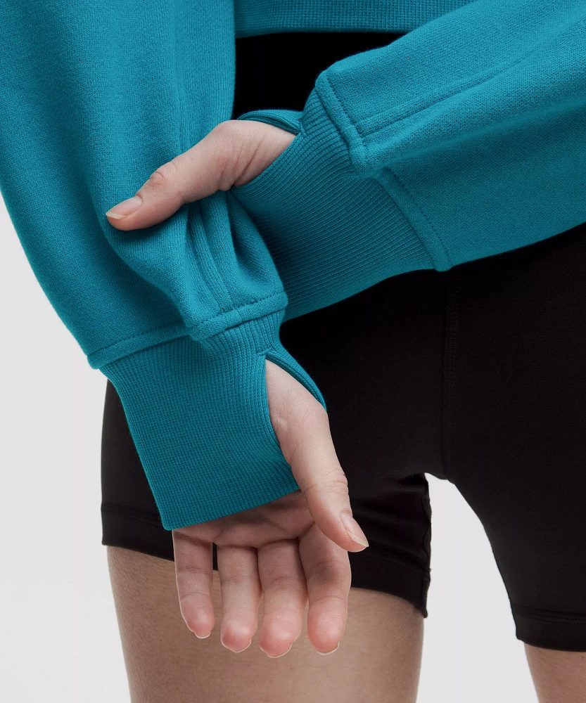 Scuba Oversized Half-Zip Hoodie | Women's Hoodies & Sweatshirts