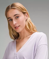 Back Action V-Neck Long-Sleeve Shirt | Women's Long Sleeve Shirts