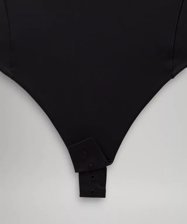 Lululemon Wundermost Ultra-soft Nulu Mesh Logo Dipped-waist Thong Underwear
