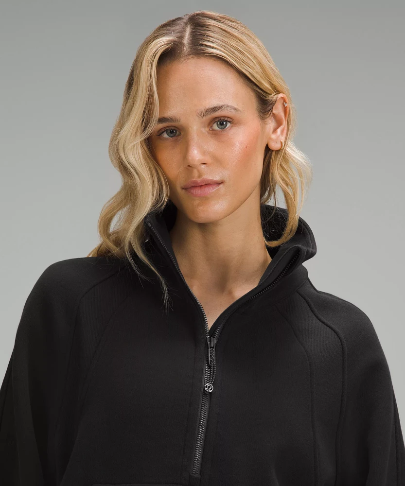 Scuba Oversized Funnel-Neck Half Zip | Women's Hoodies & Sweatshirts