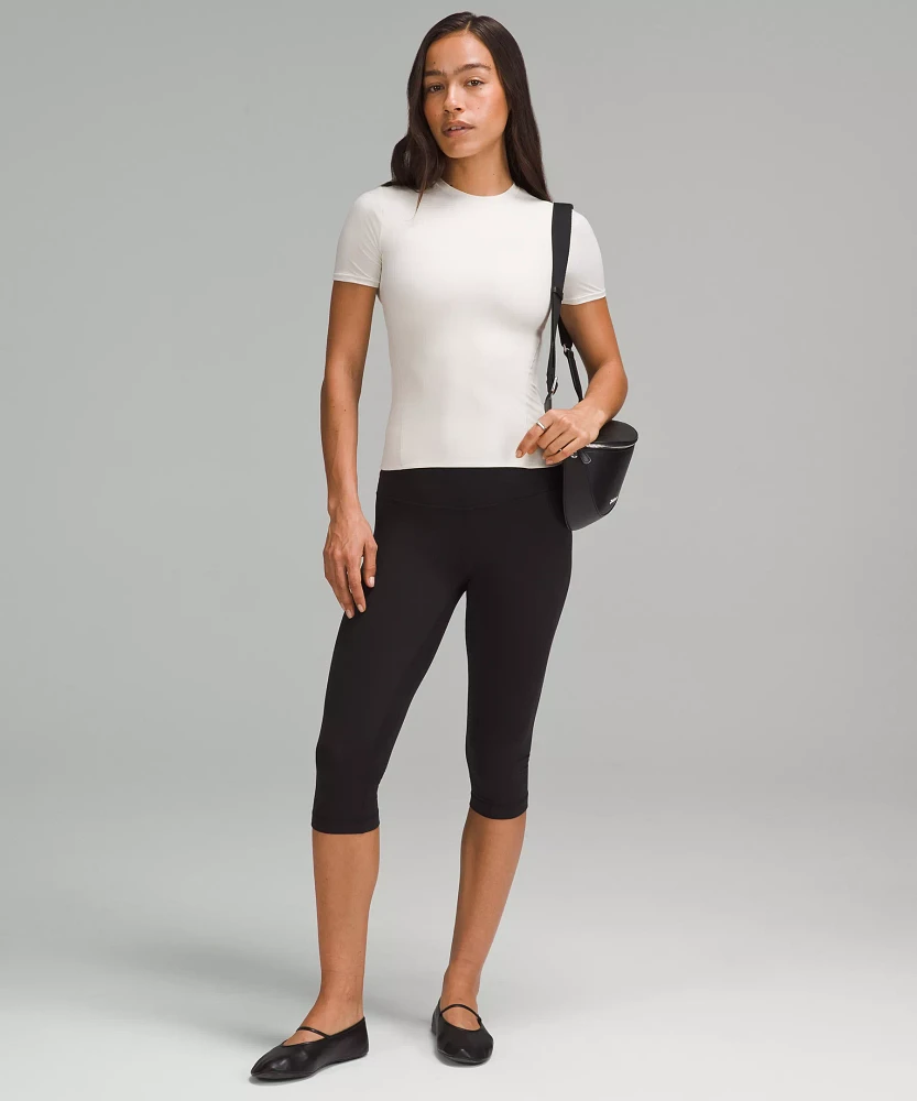 Wundermost Ultra-Soft Nulu Hip-Length Crewneck Shirt | Women's Short Sleeve Shirts & Tee's
