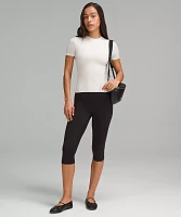 Wundermost Ultra-Soft Nulu Hip-Length Crewneck Shirt | Women's Short Sleeve Shirts & Tee's