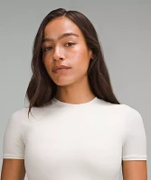 Wundermost Ultra-Soft Nulu Hip-Length Crewneck Shirt | Women's Short Sleeve Shirts & Tee's