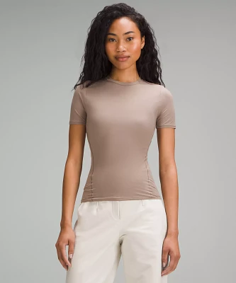 Wundermost Ultra-Soft Nulu Hip-Length Crewneck Shirt | Women's Short Sleeve Shirts & Tee's