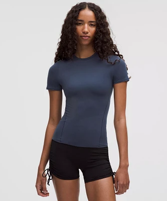 Wundermost Ultra-Soft Nulu Hip-Length Crewneck Shirt | Women's Short Sleeve Shirts & Tee's