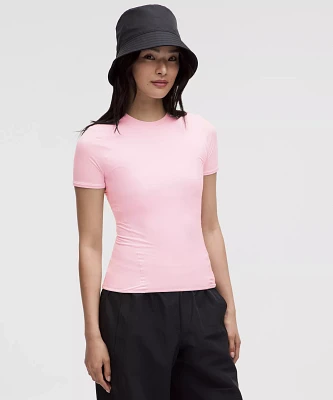 Wundermost Ultra-Soft Nulu Hip-Length Crewneck Shirt | Women's Short Sleeve Shirts & Tee's