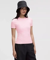 Wundermost Ultra-Soft Nulu Hip-Length Crewneck Shirt | Women's Short Sleeve Shirts & Tee's