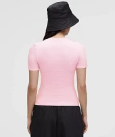 Wundermost Ultra-Soft Nulu Hip-Length Crewneck Shirt | Women's Short Sleeve Shirts & Tee's