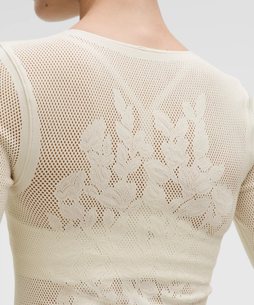 RevealKnit Floral Long-Sleeve Shirt | Women's Long Sleeve Shirts