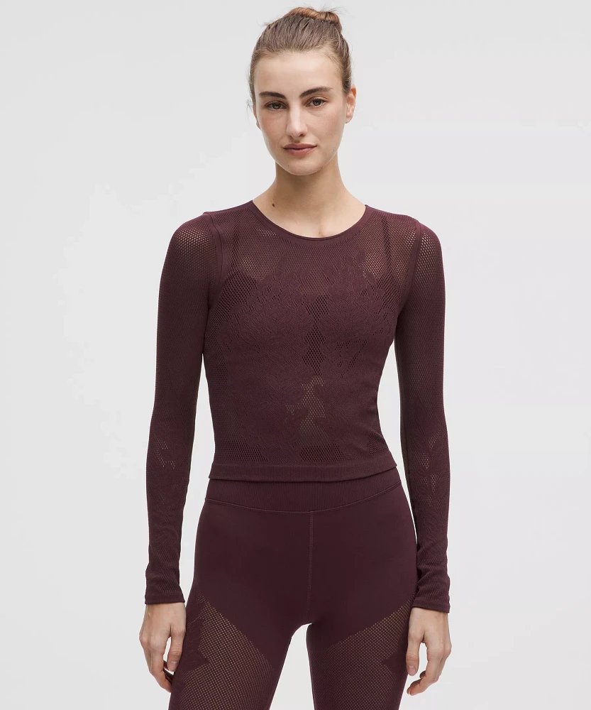 RevealKnit Floral Long-Sleeve Shirt | Women's Long Sleeve Shirts