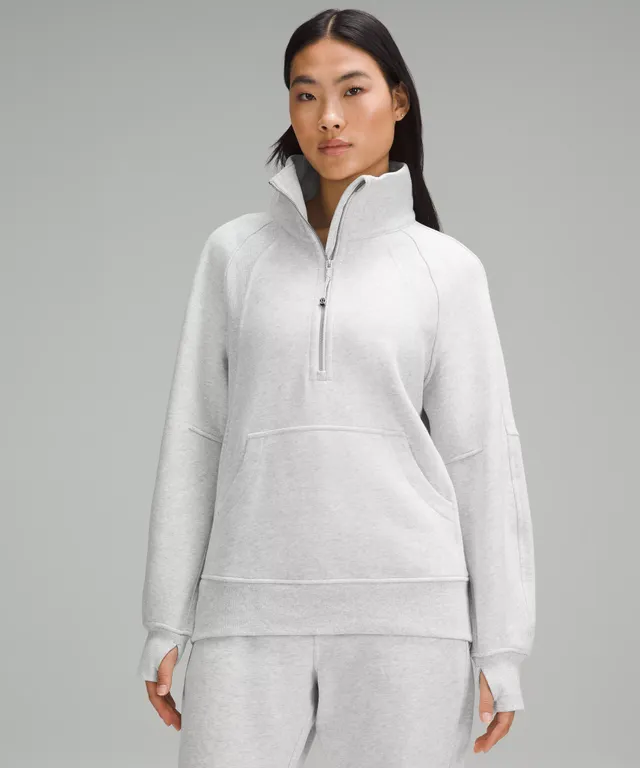Lululemon Scuba Pullover Cotton Terry Size 8 White 01165 NWOT in 2023