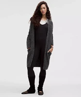 Alpaca Wool-Blend Shawl-Collar Cardigan | Women's Sweaters