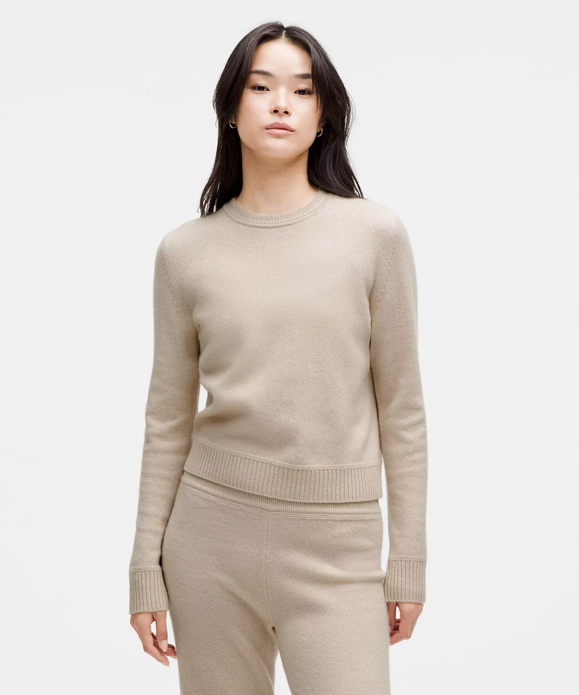 Cashmere Slim-Fit Crewneck Sweater | Women's Sweaters